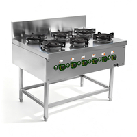 Gas Six Head Three Ring Stove
