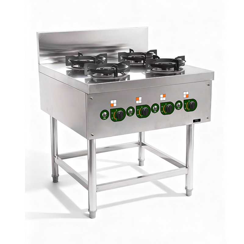 Gas Four Head Three Ring Stove