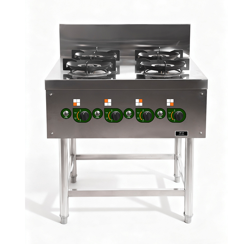 Gas Four Head Three Ring Stove