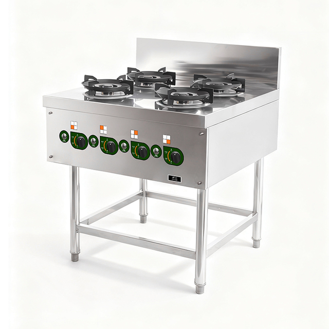 Gas Four Head Three Ring Stove